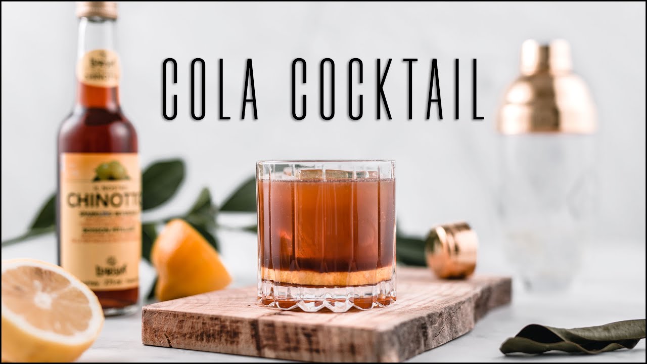 The Cult Cola a fancy alternative to the Rye and Coke - TOTR original cocktail recipe