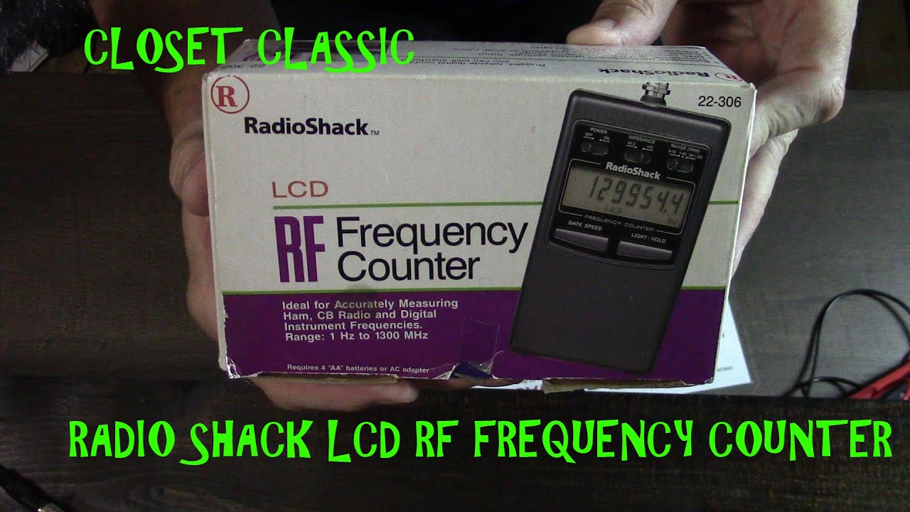 AirWaves Episode 40:  Closet Classic, LCD RF Frequency Counter!