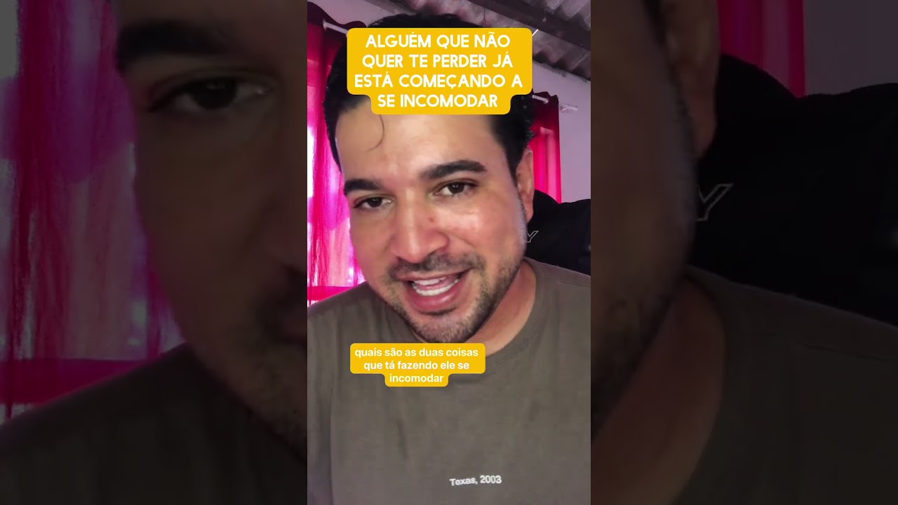 Alguém que não quer te perder já está começando a se incomodar 