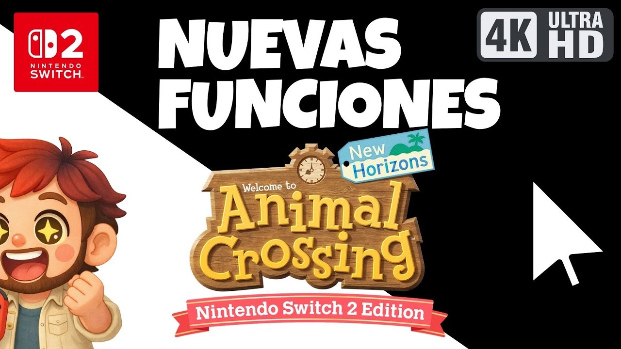 Animal Crossing  Nintendo Switch 2  Edition  🔥 4K, Multijugador y Megáfono