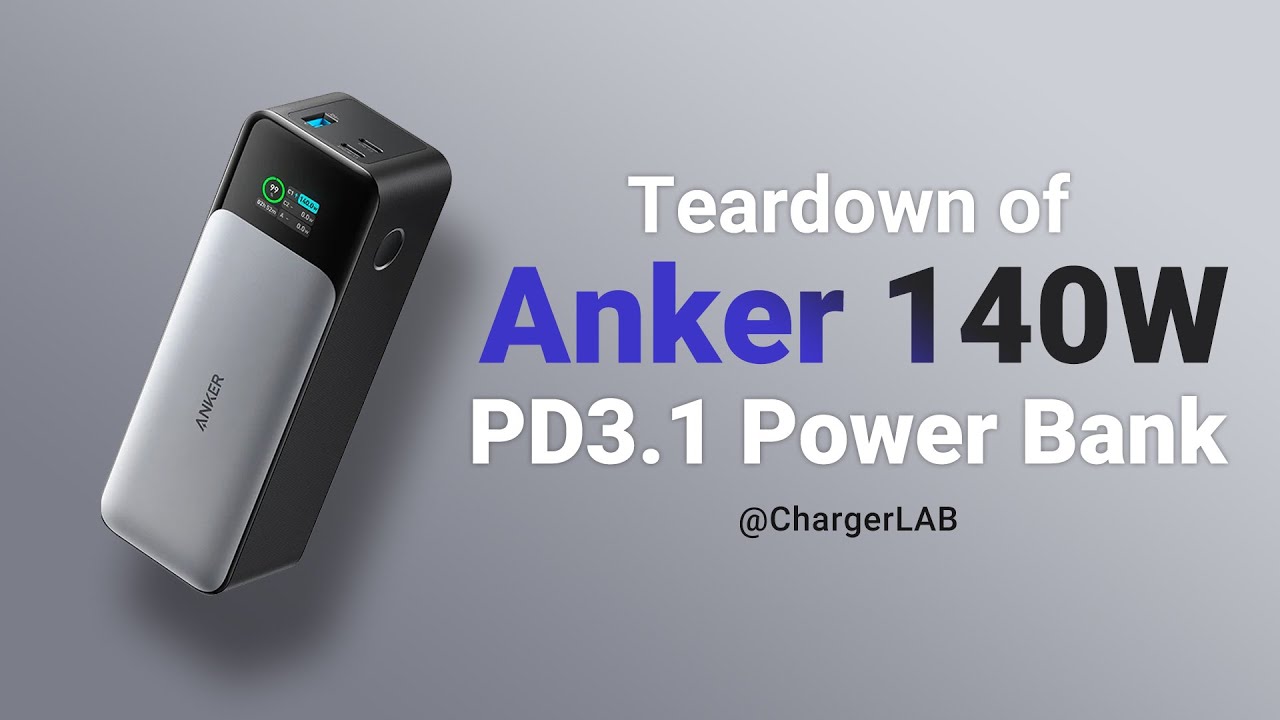 Разборка внешнего аккумулятора Anker 140W PD3.1 (737 Power Bank)