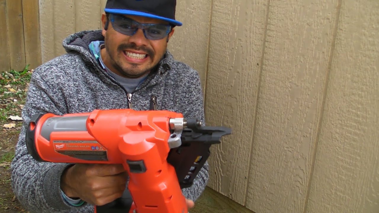 M18 milwaukee framing nailer cordless, clavadora de marcos or armazón milwaukee inalámbrica