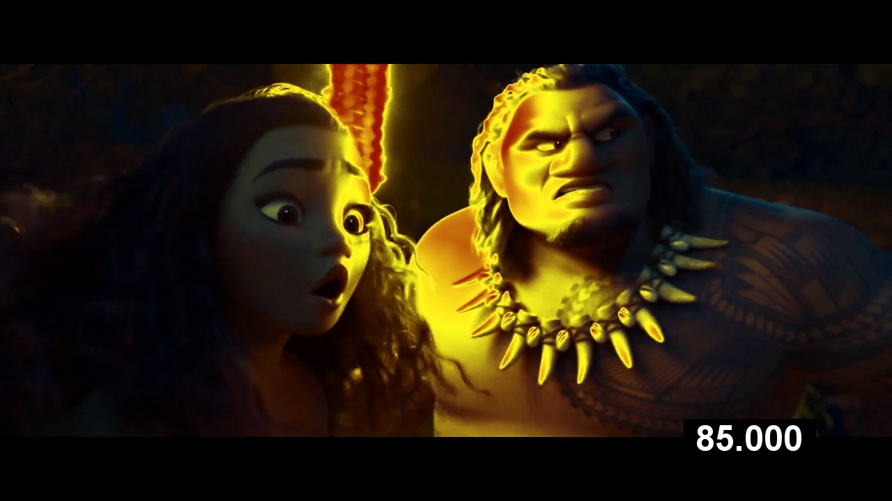 Moana | Chief Tui Throw the Stone Heart (Sponsored by: Gamavision Csupo Effects)