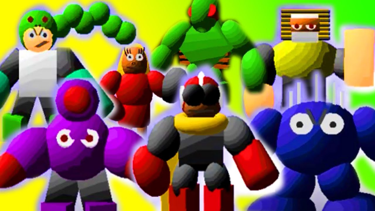 Handmade Mega Man Bosses 3D Movie Maker 3DMM