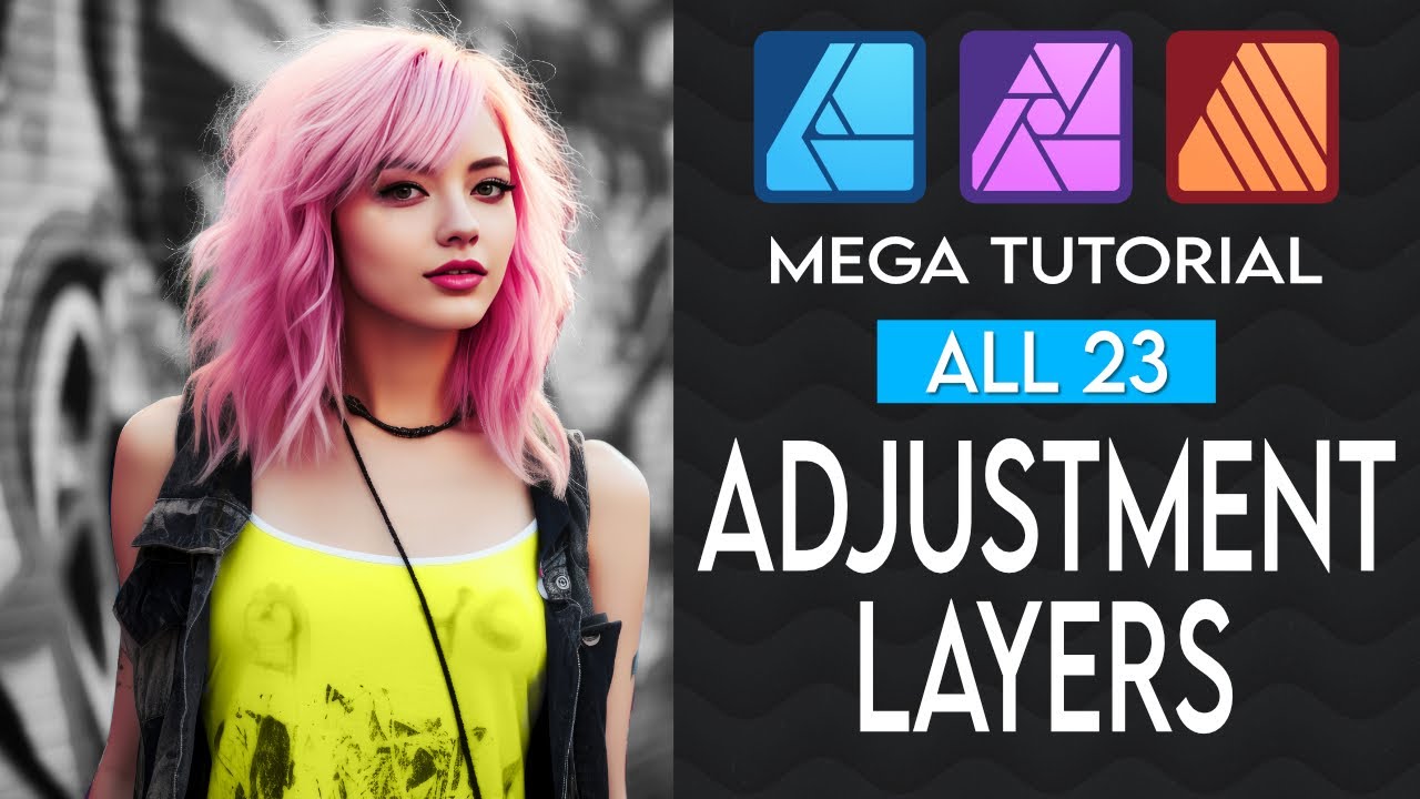 All Adjustment Layers EXPLAINED - Tutorial for Affinity Photo/Designer/Publisher
