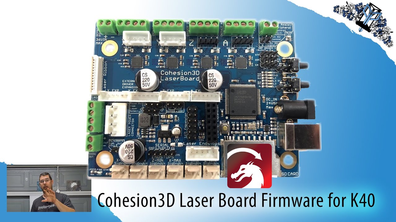 K40 Cohesion 3D / LightBurn Firmware Installation- Part 2