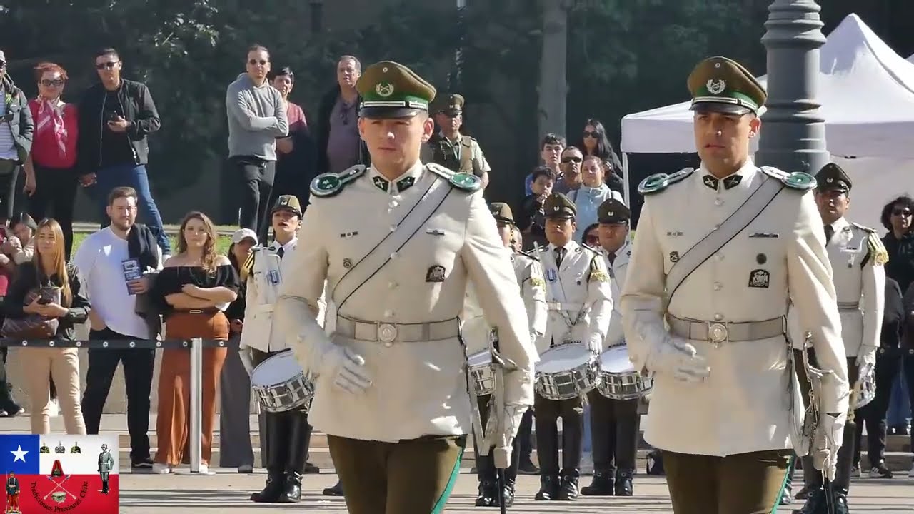 Carabineros de chile - Relevo de Guardia 20 de Abril de 2025
