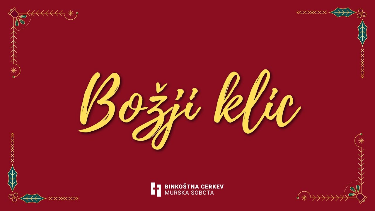 Božji klic (7.12.2025) – pastor Andrej Bojnec