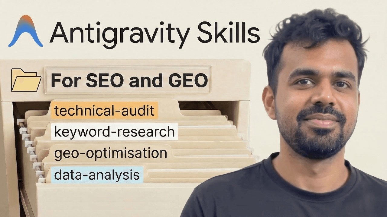 Rank #1 on Google, ChatGPT, and Claude using Antigravity skills | Full SEO+GEO tutorial
