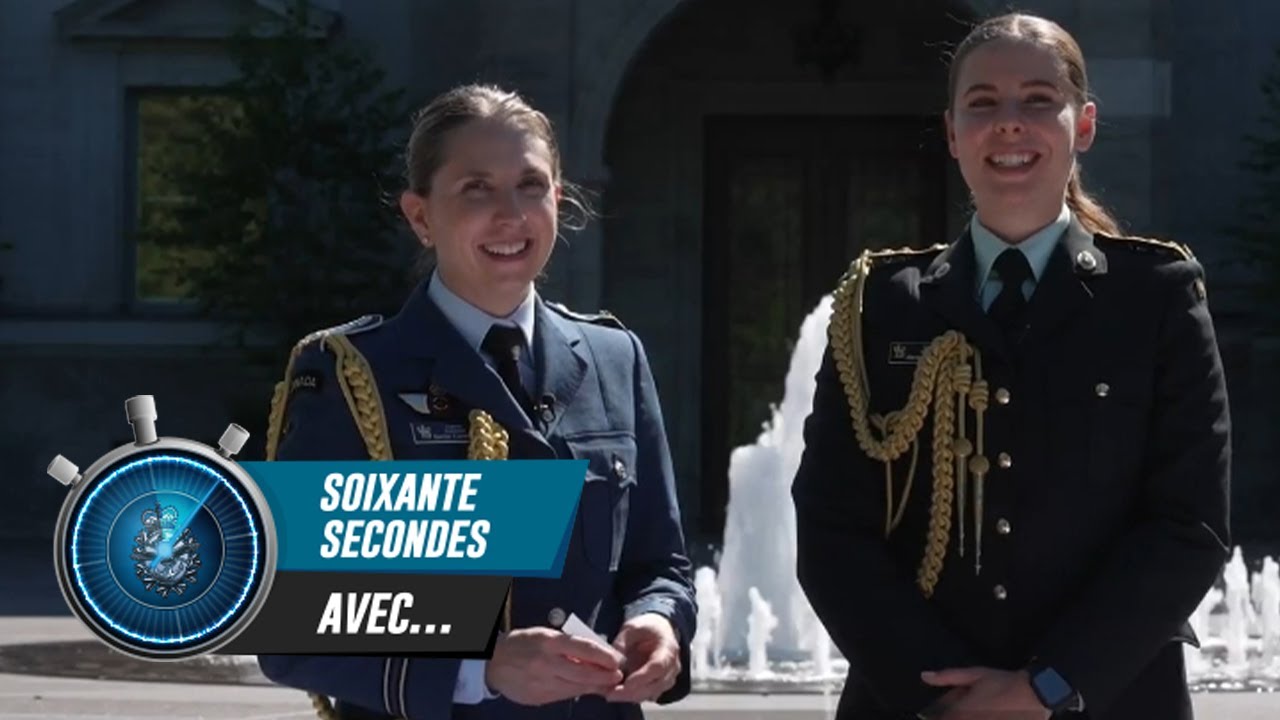 Soixante seconds avec la capt Tremblay et la capt Alexuta, aides de camp de la GG du Canada