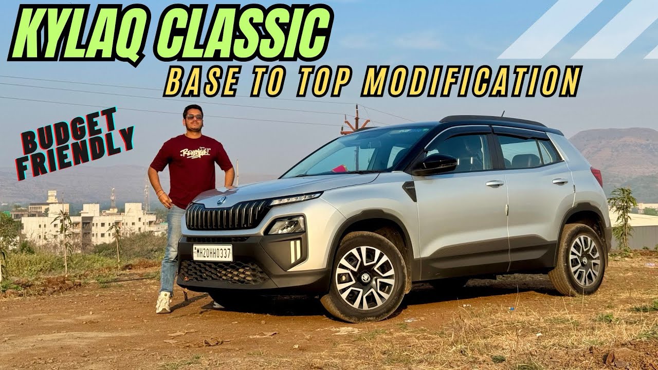 Skoda Kylaq Base Variant Modified to Top Model | Cost, Features & Look Upgrade