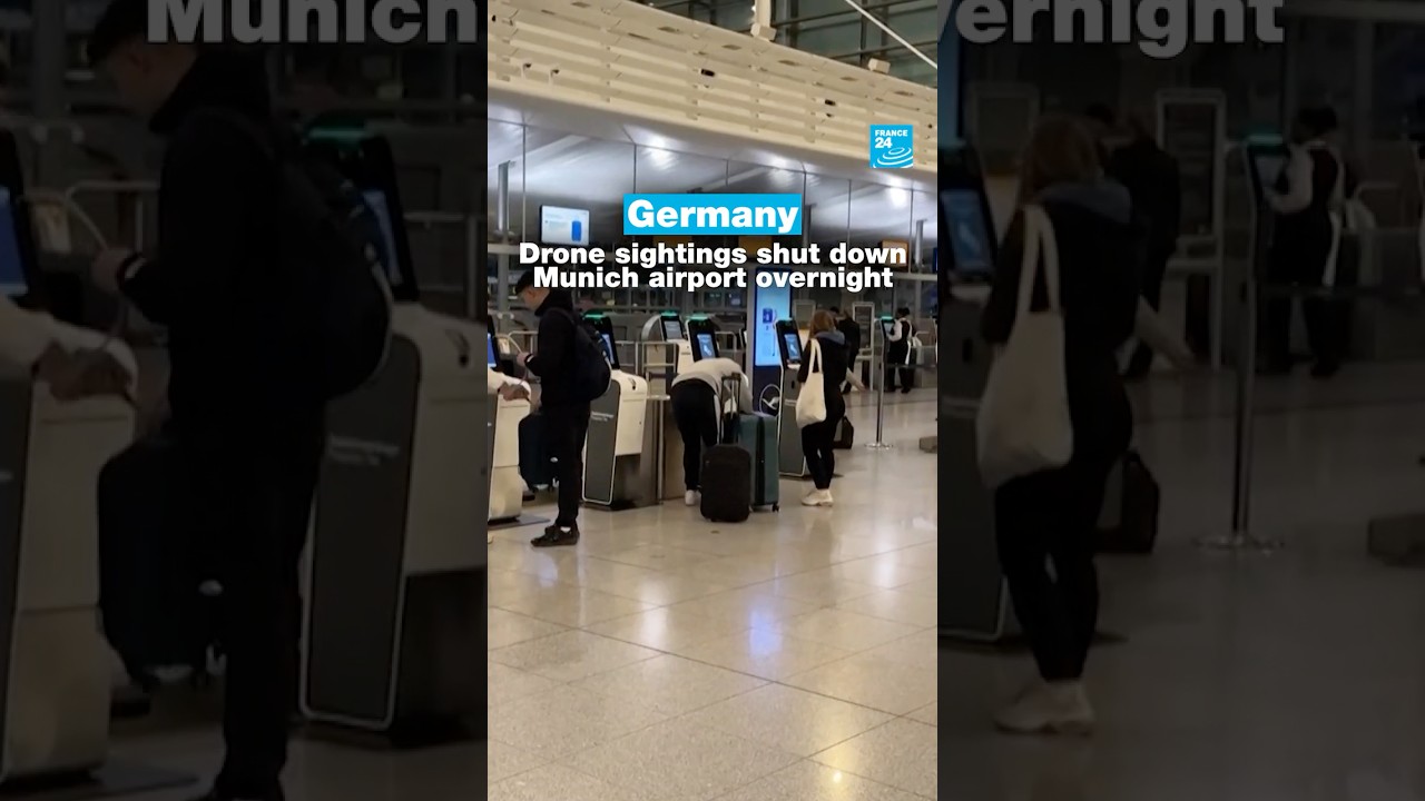 Germany: Drone sightings shut down Munich airport overnight &bull; FRANCE 24 English