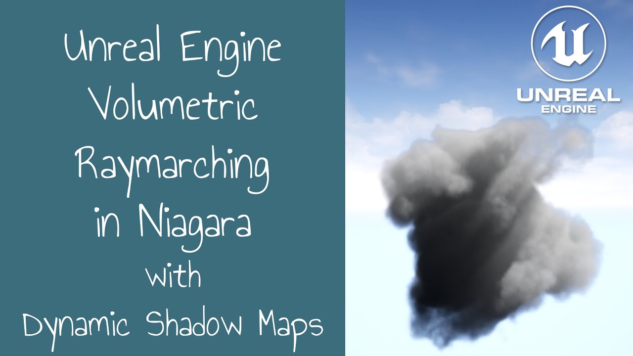 Volumetric Raymarching Shader with Niagara Dynamic Shadow Maps in UE5