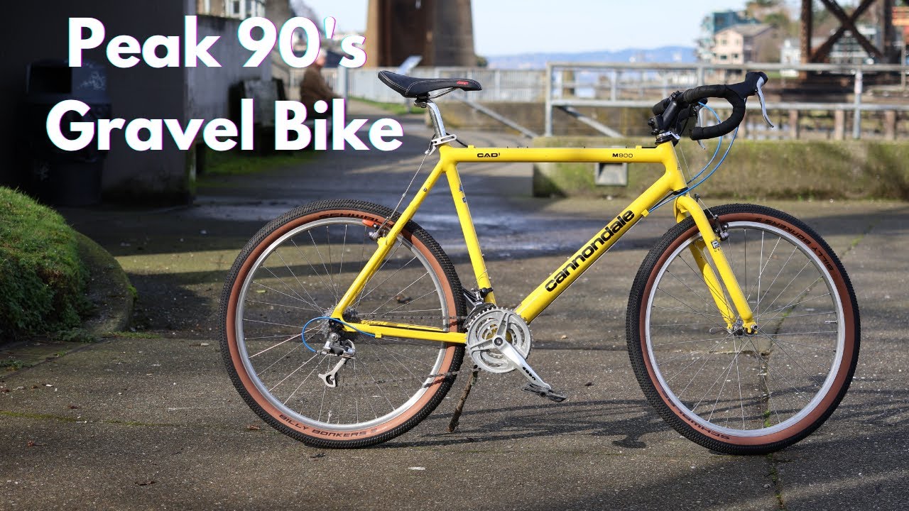 Turning a 30 year old Mountain bike into a Gravel Bike - Cannondale M900 