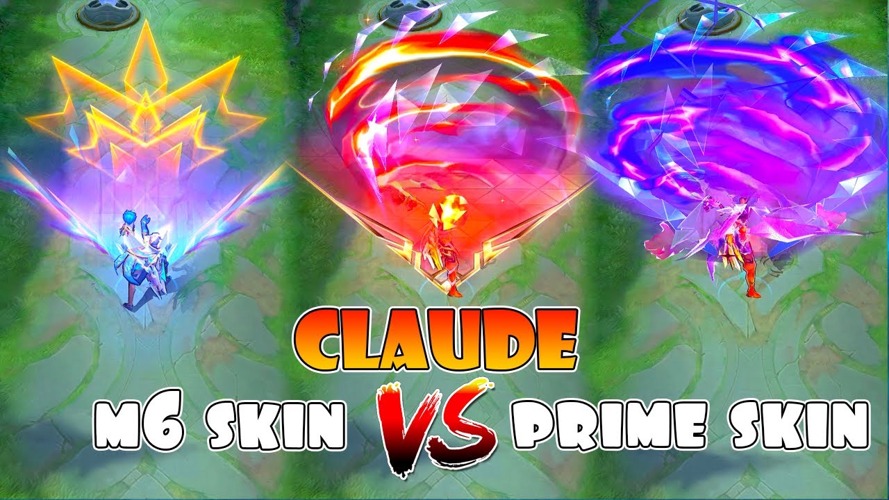 Сравнение скинов Claude M6 и Prime