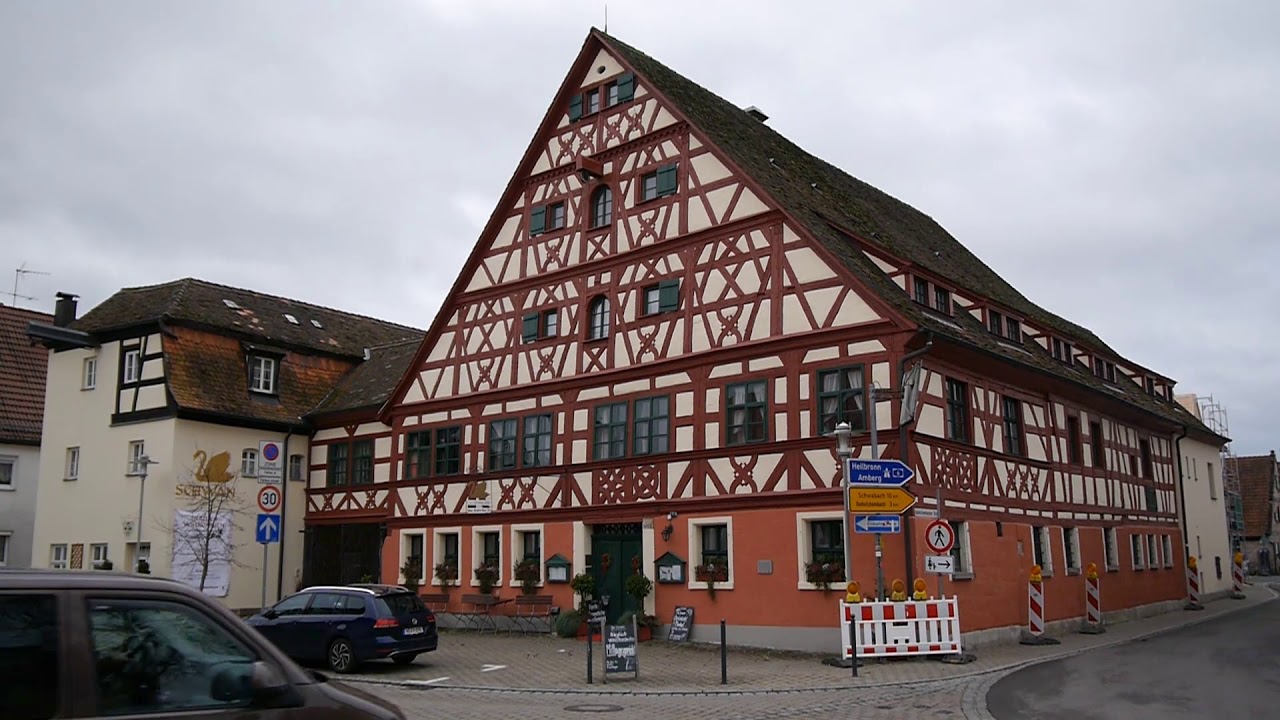 D: Schwand. Markt Schwanstetten. Mittelfranken. Eindrücke aus der Ortsmitte. Januar 2020