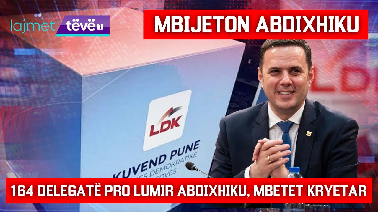 LAJMET QENDRORE - Mbijeton Abdixhiku - Mbetet kryetar i LDK-së - 31.01.2026 | @teve1