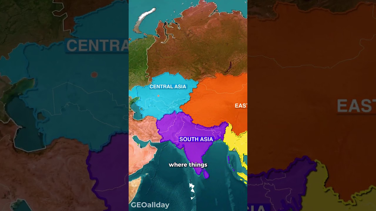 Why Is Asia Divided Into So Many Regions? 🌏