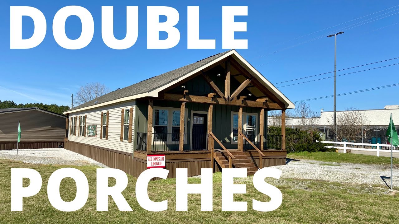 Next level double wide with double porches! Large 2,200 sq ft mobile home you need to see! Home Tour