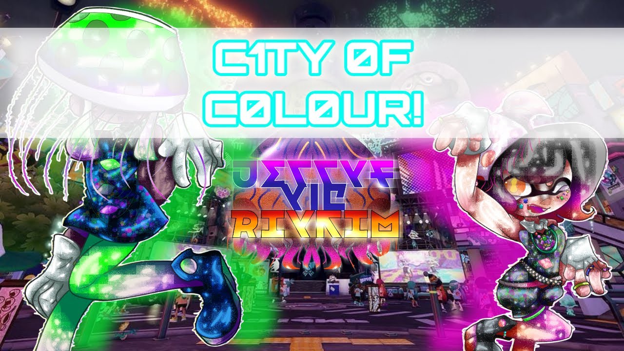🪼C1TY 0F C0L0UR! 🪩 Lyric Music Video Cover ~ Jellifyic Rhythm (Splatoon Fan Idols)