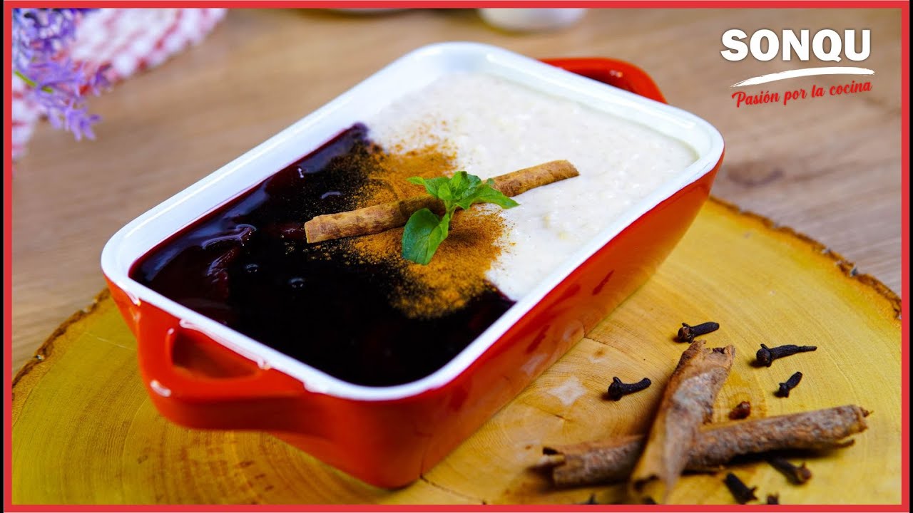 Combinado MAZAMORRA MORADA Con ARROZ CON LECHE | Postres Peruanos | Sonqu 😍😋