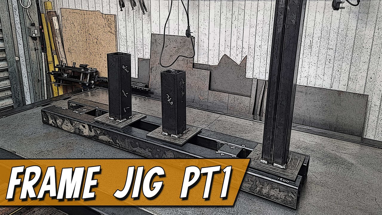 Making a frame jig Pt1 - Suzuki Bandit Cafe Racer - ASBO Project Part
