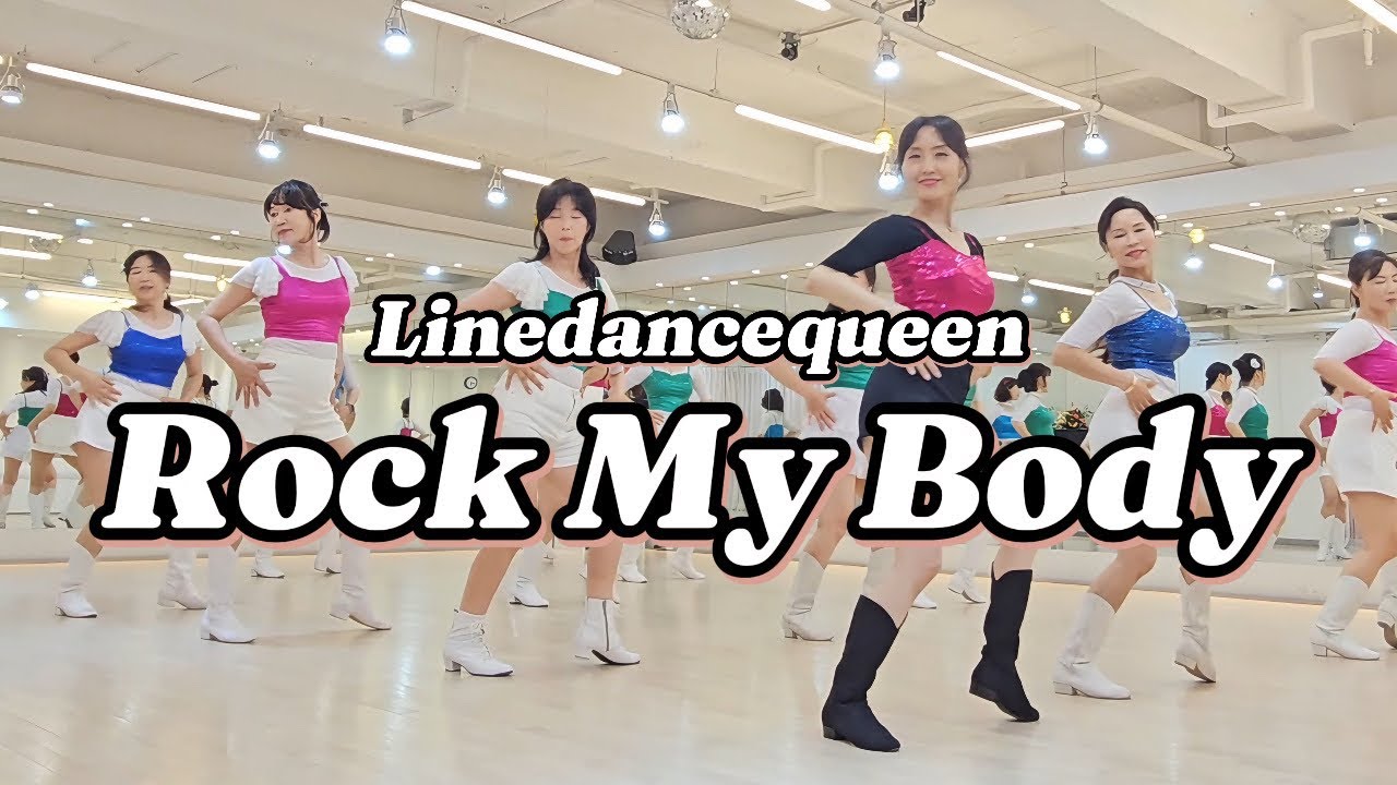 Rock My Body Line Dance l Novice l 락 마이 바디 라인댄스 l Linedancequeen l Junghye Yoon 