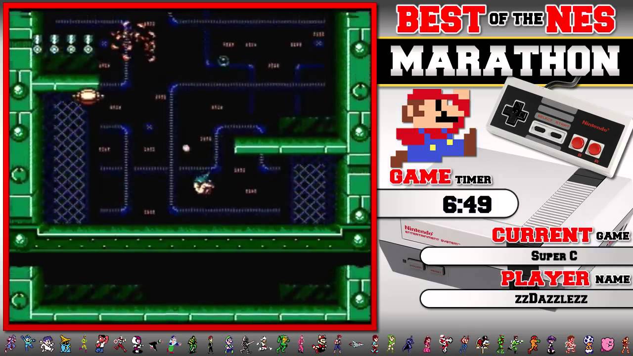 #BestOfNES Marathon! Super C by Dazzle!