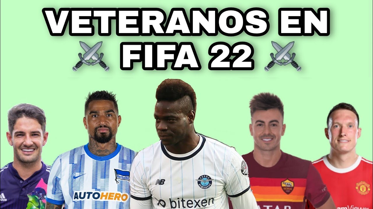 JUGADORES VETERANOS en FIFA 22 con CARA REAL para MODO CARRERA #2