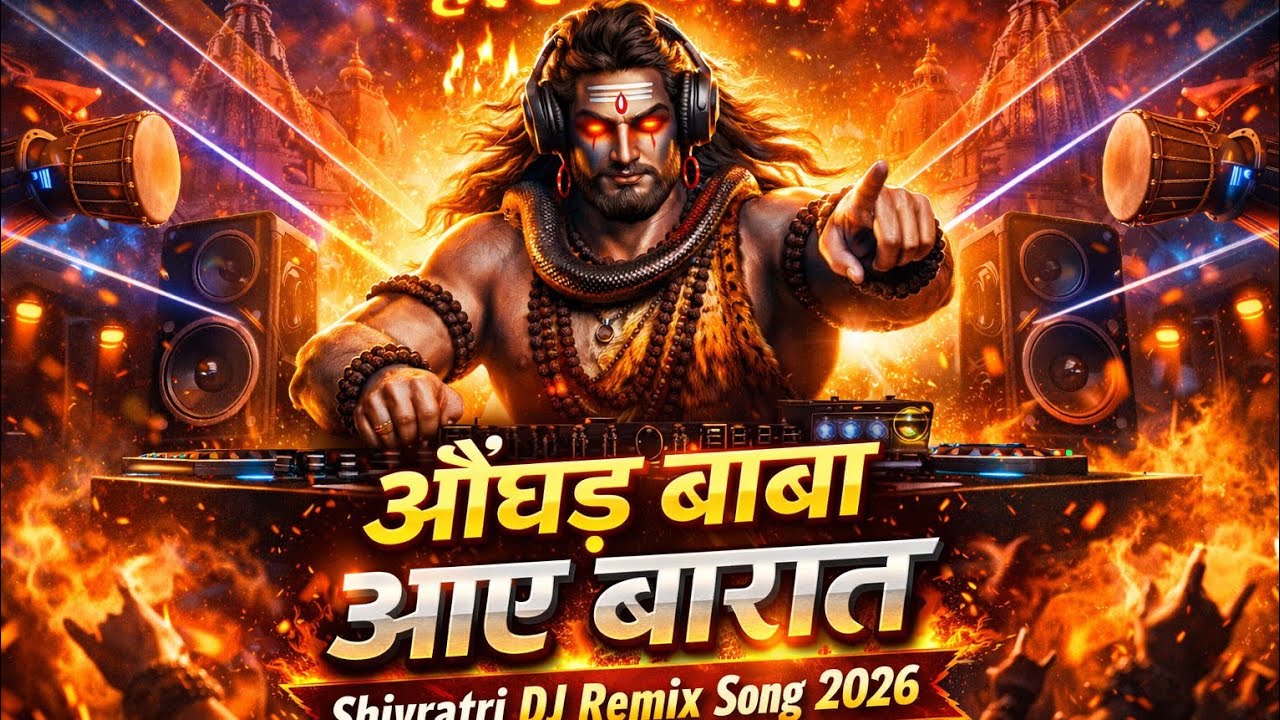 औघड़ बाबा आए बारात 🔥 | Shivratri DJ Remix Song 2026 | Har Har Mahadev