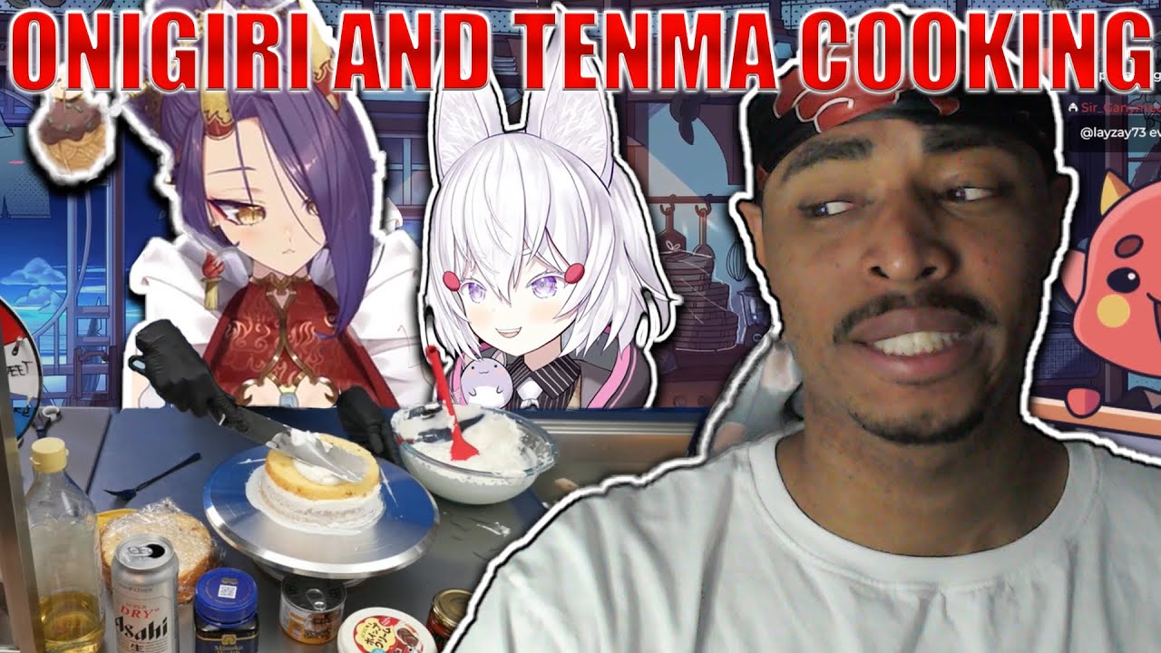 SHE BURNT THE PANCAKE! | Oni Tenma Collab Reaction