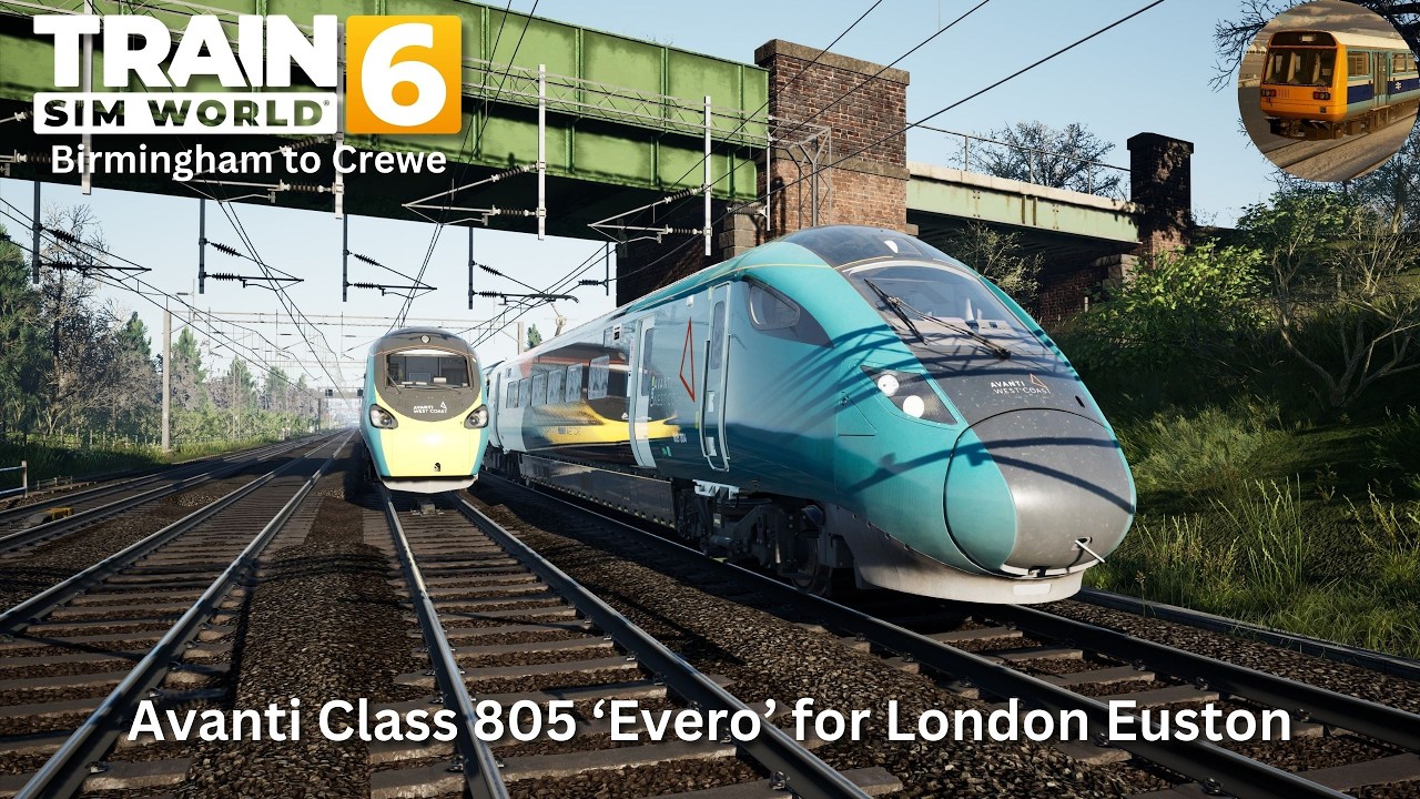 Avanti Class 805 ‘Evero’ for London Euston | Train Sim World 6