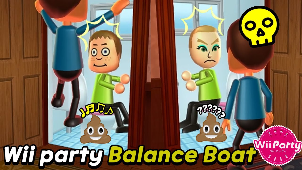 Wii party Balance Boat gameplay (Eng Sub) Player Takumi with Lucia | AlexGamingTV