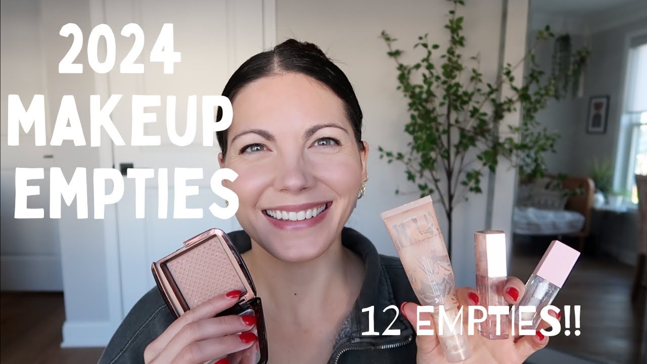YEAR END MAKEUP EMPTIES! All the makeup I finished in 2024!