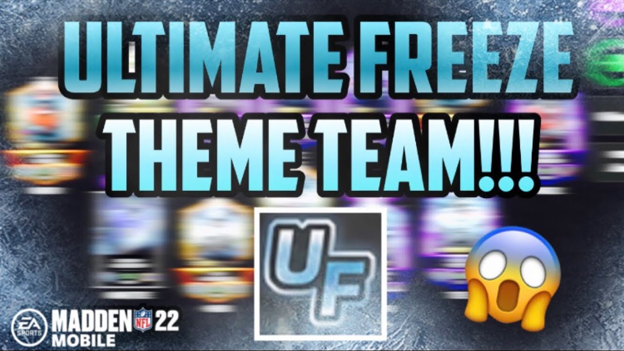 ULTIMATE FREEZE THEME TEAM IN MADDEN MOBILE 22!!! ❄️ ❄️ ❄️
