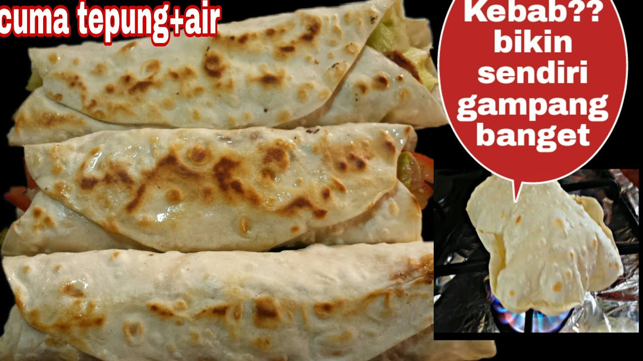 KEBAB Mudah Murah (kulit anti gagal),resep langsung dari mertua arab.