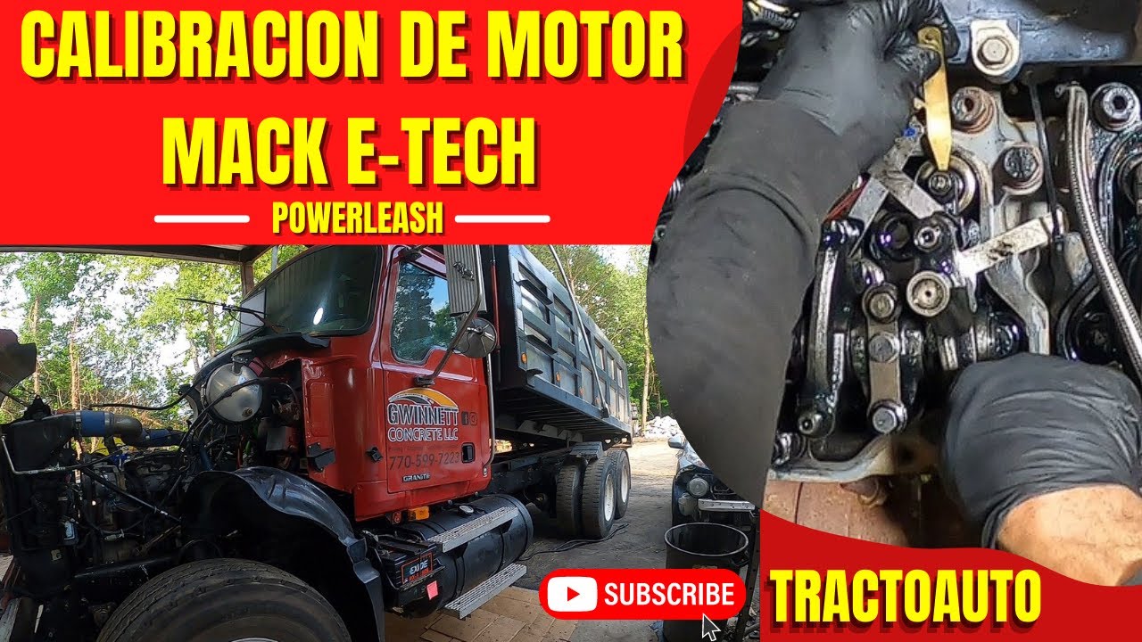 CALIBRACION DE MOTOR MACK E-TECH (powerleash) PARTE 1/6