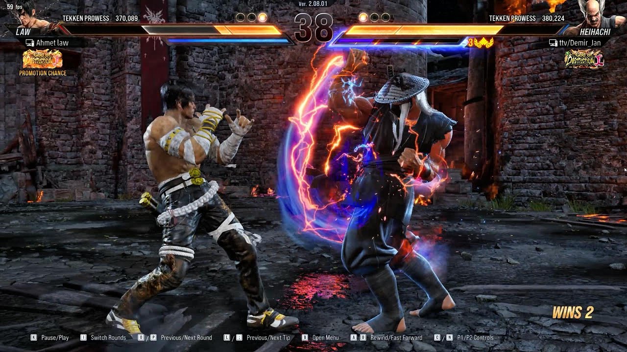 Tekken 8 law online (Ranked) (Ahmet law) vs (Demir jan) Matchs Part1