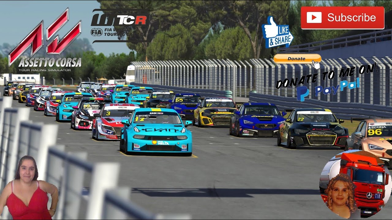 Assetto Corsa World Touring Car Cup WTCR 2021 Official Complete Grid Skin Pack Test Race Gamplay ITA