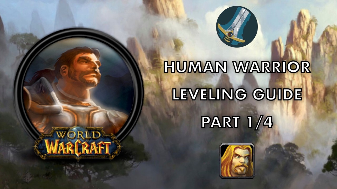 Classic WoW - Human Warrior Speedrun Route | Level 1-18