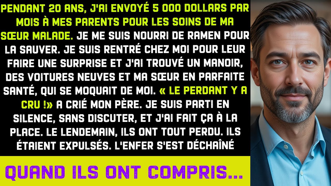 J'ai jeûné pour payer le traitement de ma sœur. Rentré tôt, j'ai découvert la vérité...