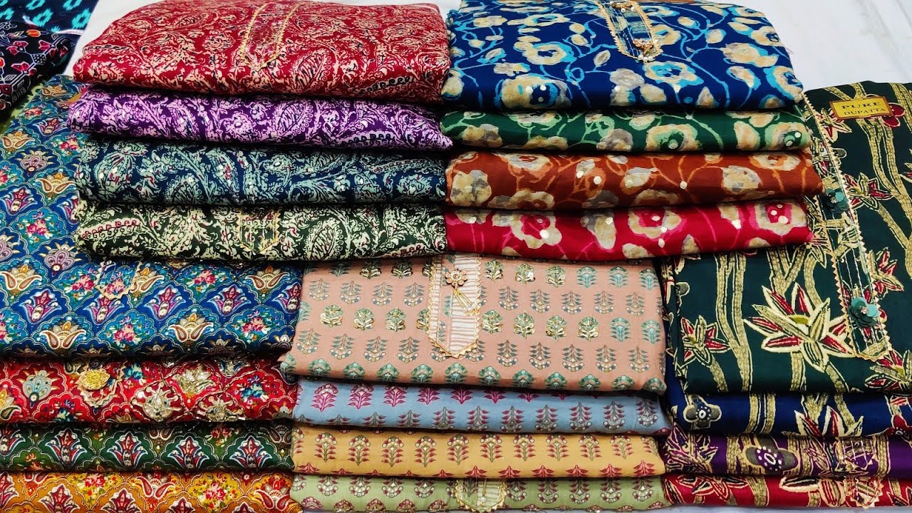 यहां मिलेगी 5 साल की गारंटी 💥 Wholesale cotton fancy ladies suit market in Delhi Chandni chowk India