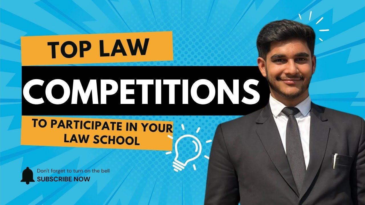 Top Law Competitions Every Law Student Must Conquer | Ft. Aryan Parmar
