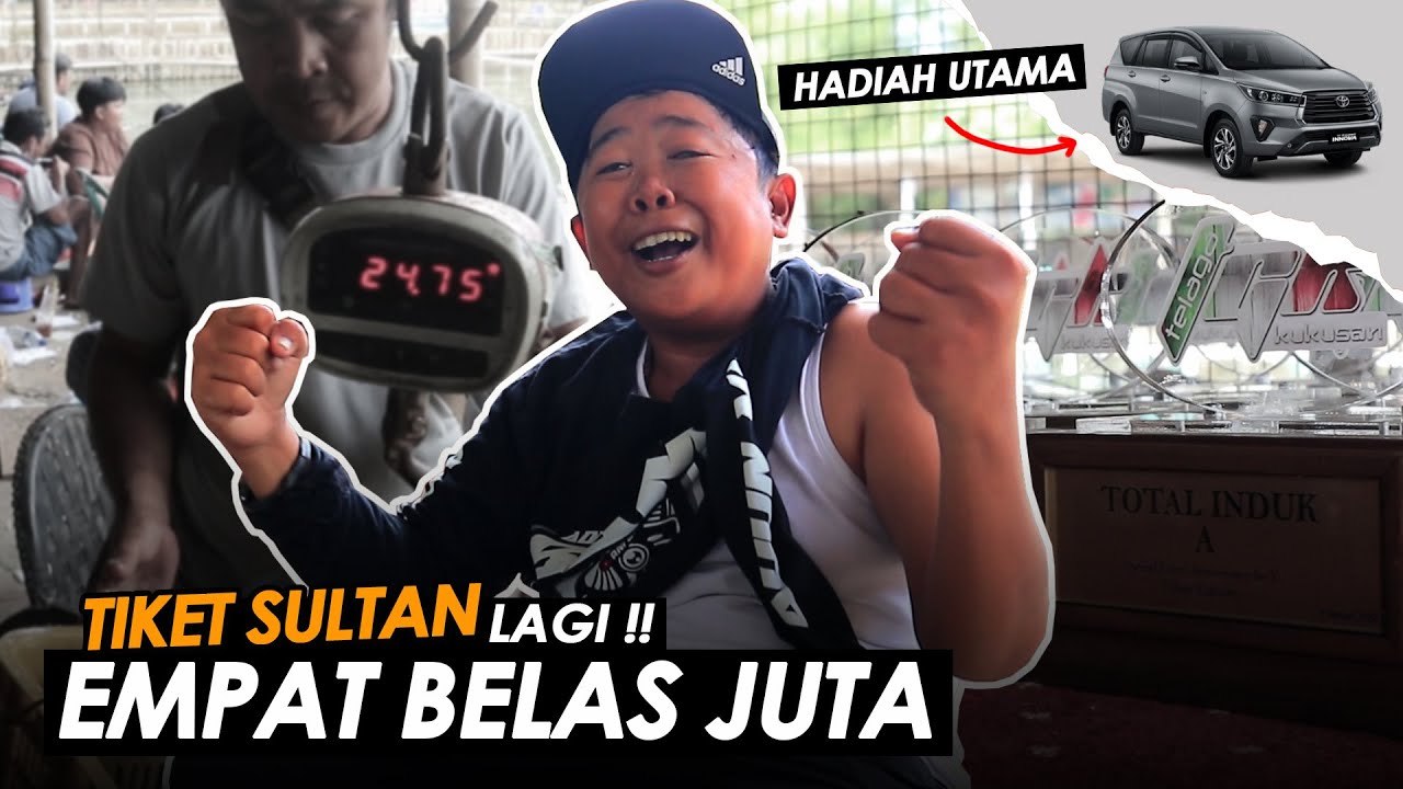 ADUL GEMILANG HAJAR TIKET SULTAN 14 JUTA❗️HADIAH UTAMA MOBIL TOYOTA INNOVA & AGYA || Am#230