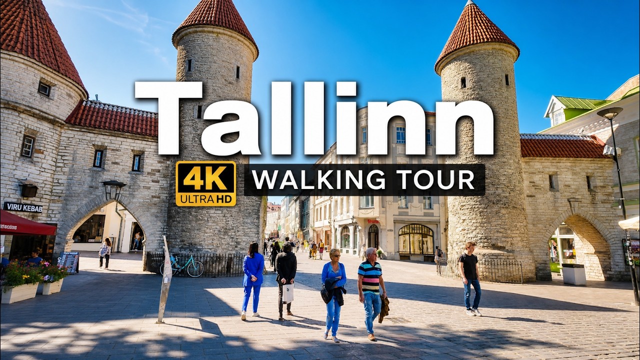 Tallinn, Estonia 🇪🇪 Walking Tour | 4K Adventure Through a Medieval Marvel