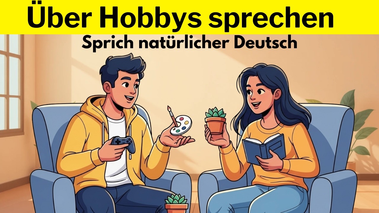 Deutsch Podcast B1 - B2 | &Uuml;ber Hobbys sprechen | Nat&uuml;rlich & fl&uuml;ssig Deutsch lernen
