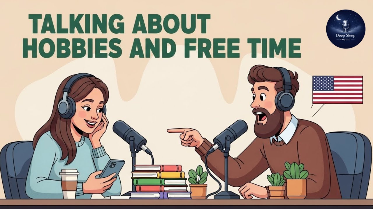 👉 Easy English Conversation: Talking About Hobbies & Free Time (Beginner) #DailyEnglish