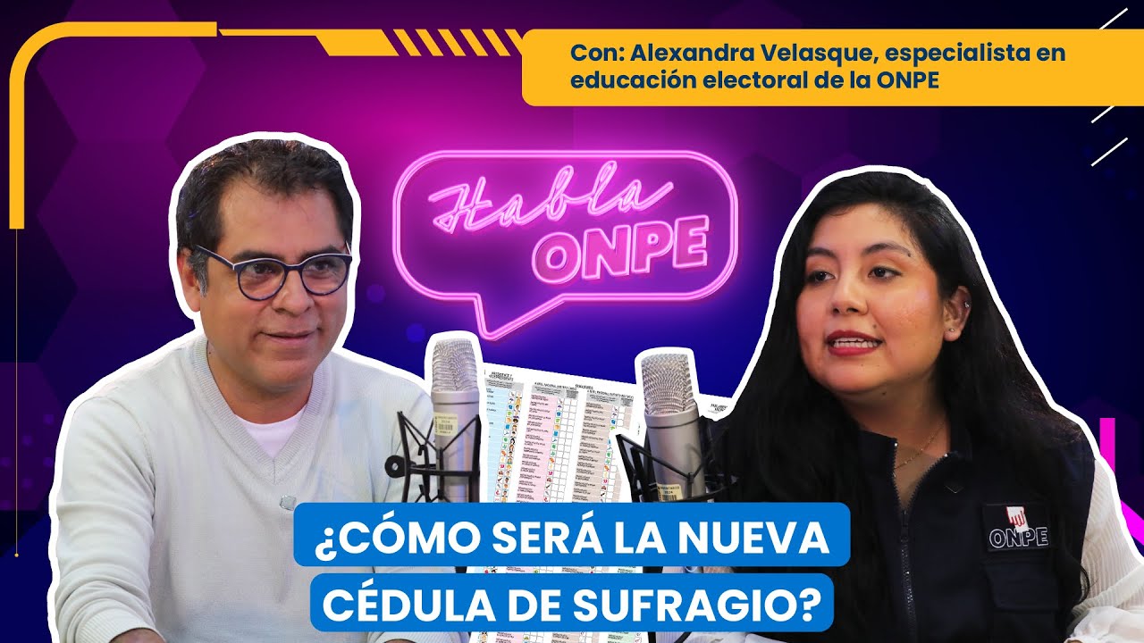 Habla ONPE #47 | ¿Cómo será la nueva cédula de sufragio?
