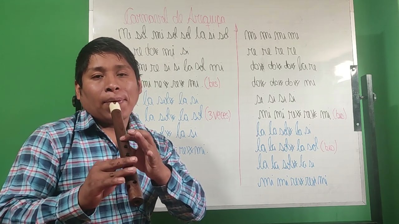 como tocar el Carnaval de AREQUIPA en quena