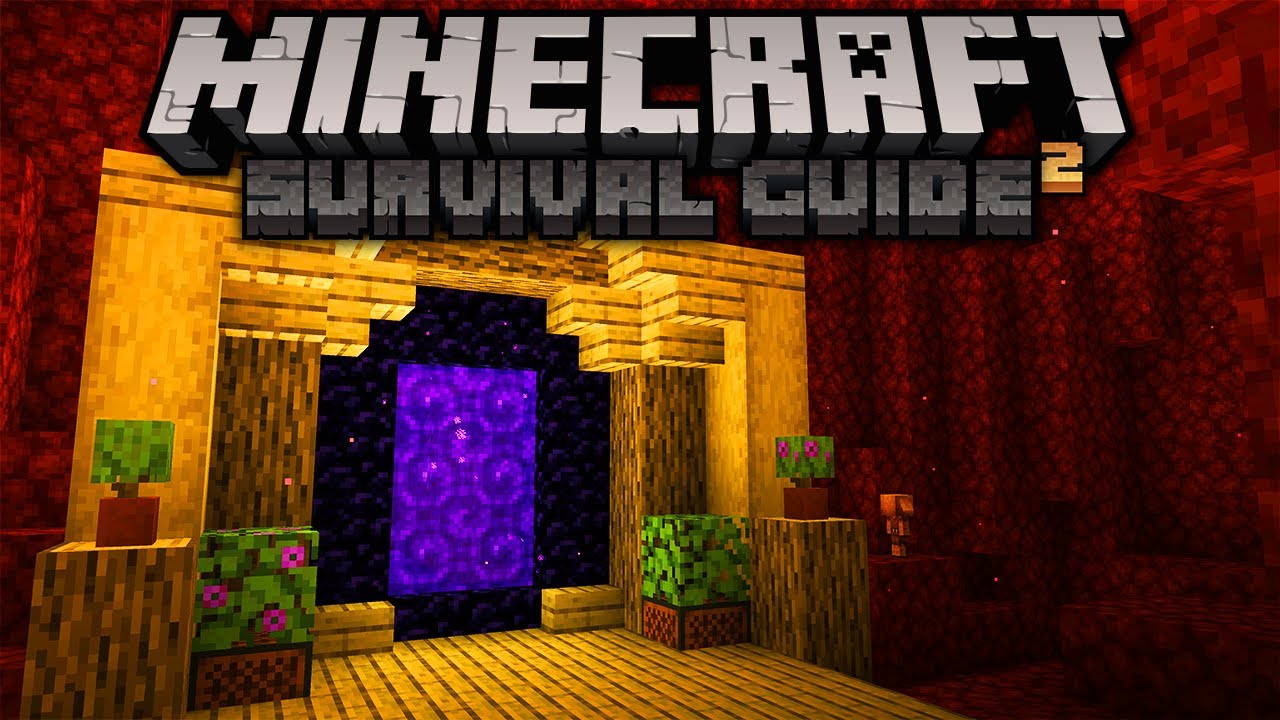 Защита Нижнего Хаба от спавна! ▫ Руководство по выживанию в Minecraft (обучение 1.18, давай поигр...